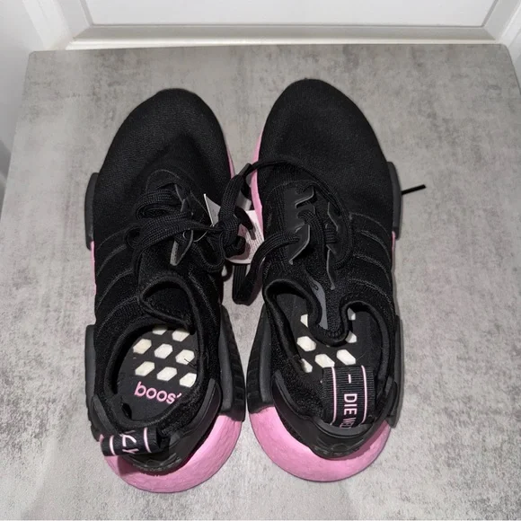 Adidas NMD_R1 Womens 6 Black/Pink - Picture 6 of 7
